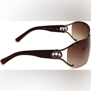 Gucci women's 2807/S rap sunglasses – brown